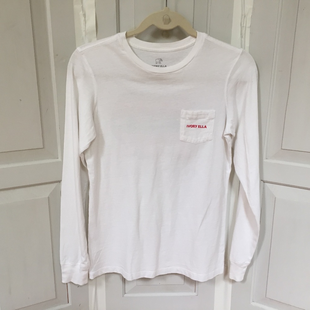 Ivory Ella White Long Sleeve Tee